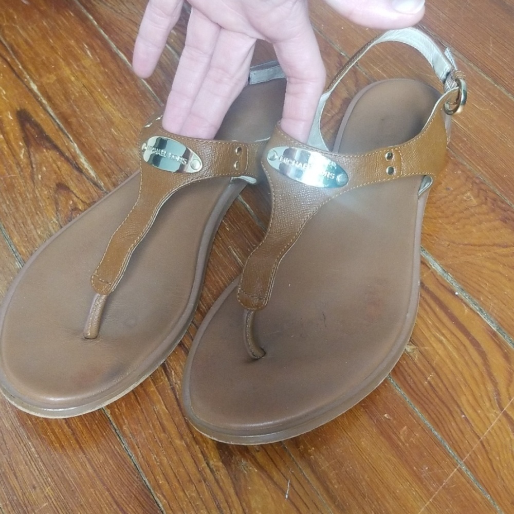 Michael Kors tan sandals